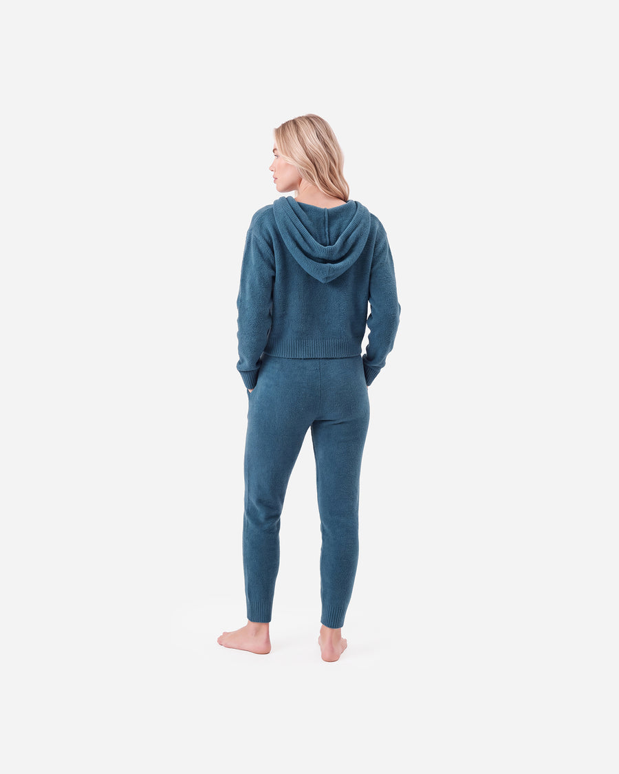 Snug Lite Cropped Hoodie Mediterranea
