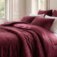 Snug Sham Set deep burgundy