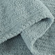 Sunday Citizen Snug Sham Set in Misty Blue  close-up of soft fabric texture