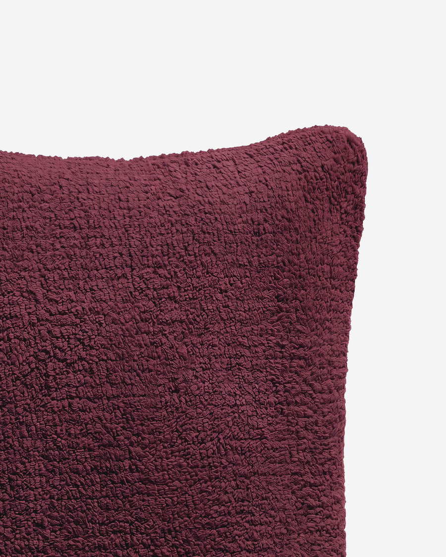 Snug Small Lumbar Pillow Deep Burgandy