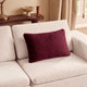 Snug Small Lumbar Pillow Deep Burgandy