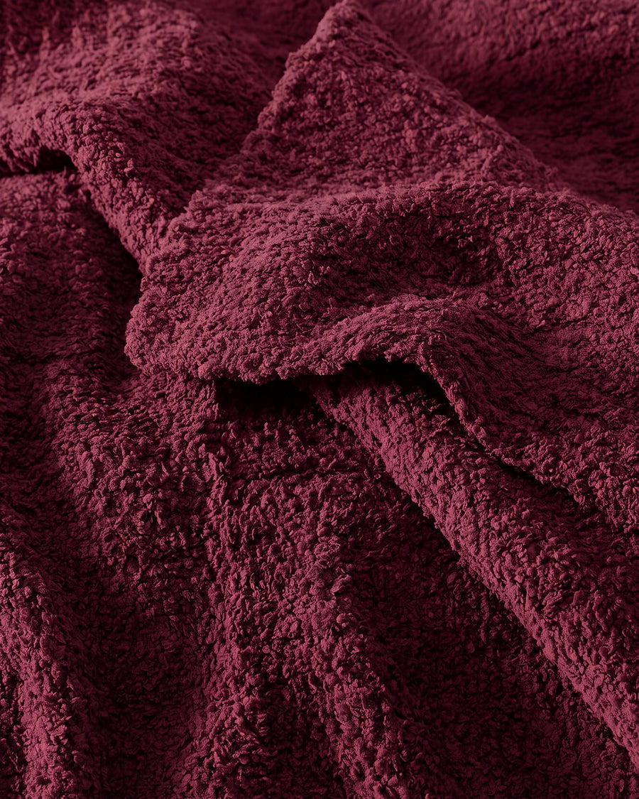 deep burgundy