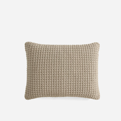Sunday Citizen Snug Waffle Bamboo Sham Set in Taupe