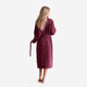 Snug Waffle Robe Deep Burgandy