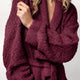 Snug Waffle Robe Deep Burgandy