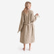Snug Waffle Robe Sahara Tan