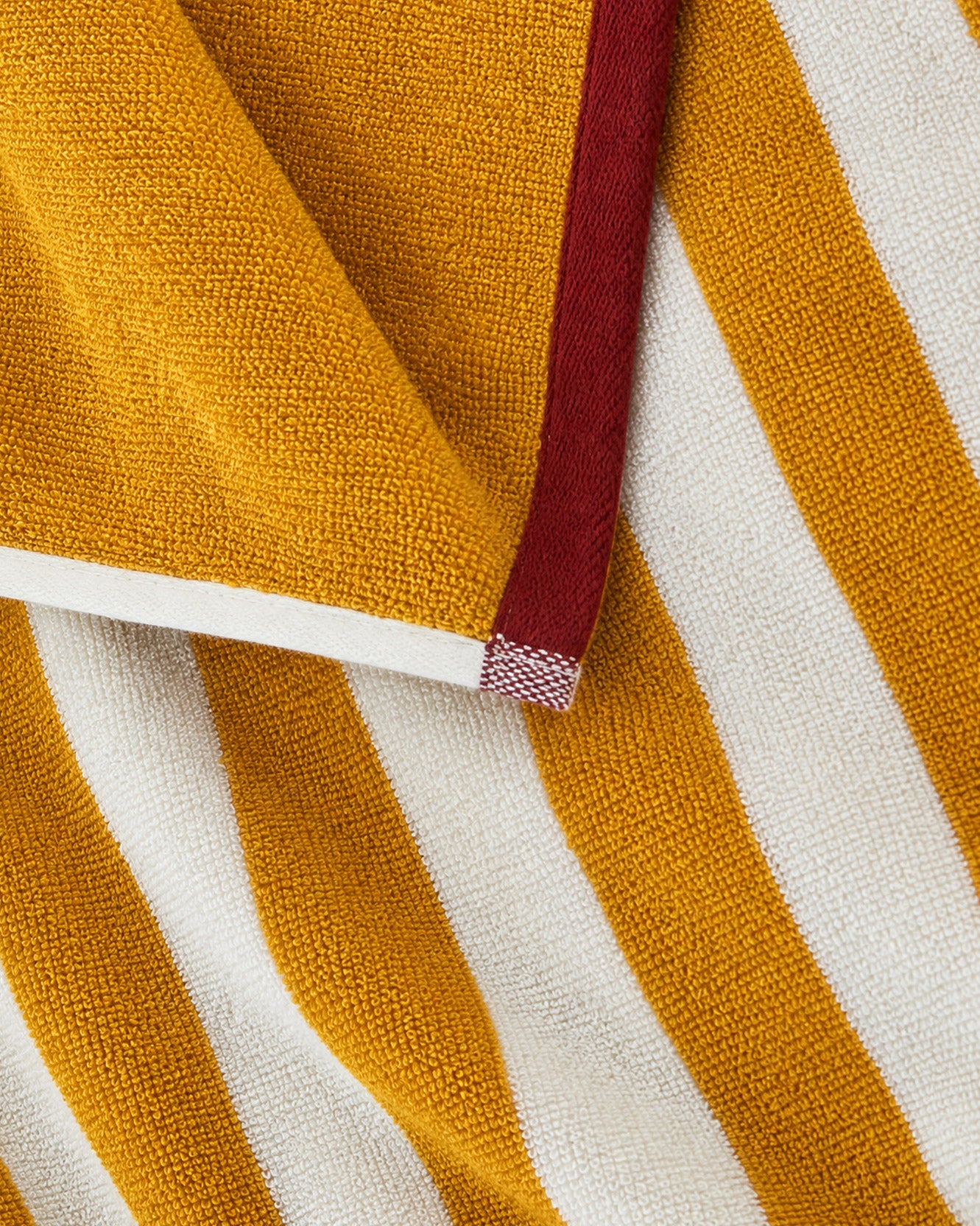 Sole Reversible Stripe Beach Towel Ochre