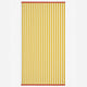 Sole Reversible Stripe Beach Towel Ochre