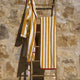 Sole Reversible Stripe Beach Towel Ochre
