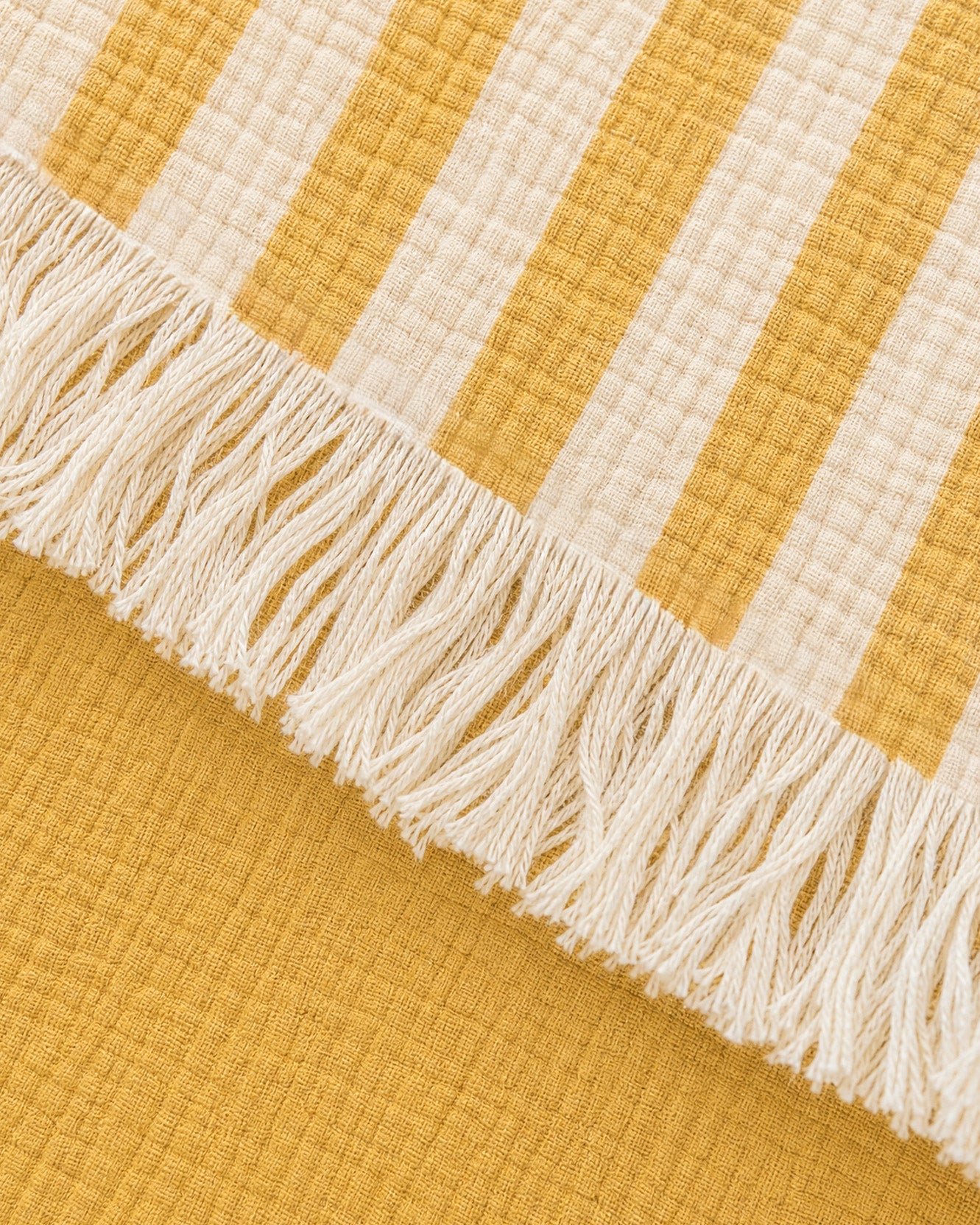 Sole Reversible Lightweight Beach Blanket Ochre