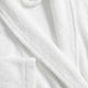 Sunday Citizen Spa Cotton Bathrobe in Clear White close-up of soft fabric 