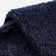 Sunday Citizen Spa Cotton Rug in Baritone Blue close-up of soft fabric texture
