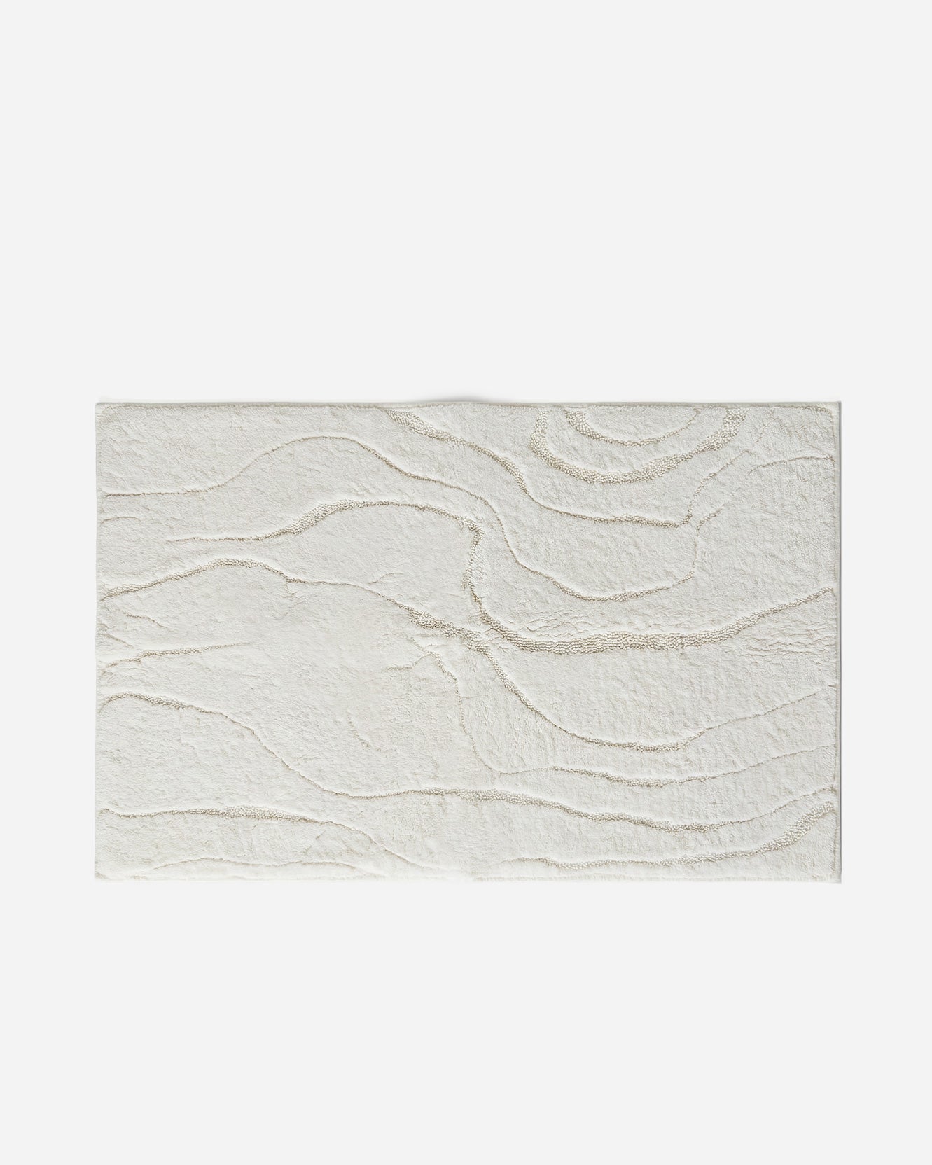 Sunday Citizen Spa Cotton Rug in Clear White