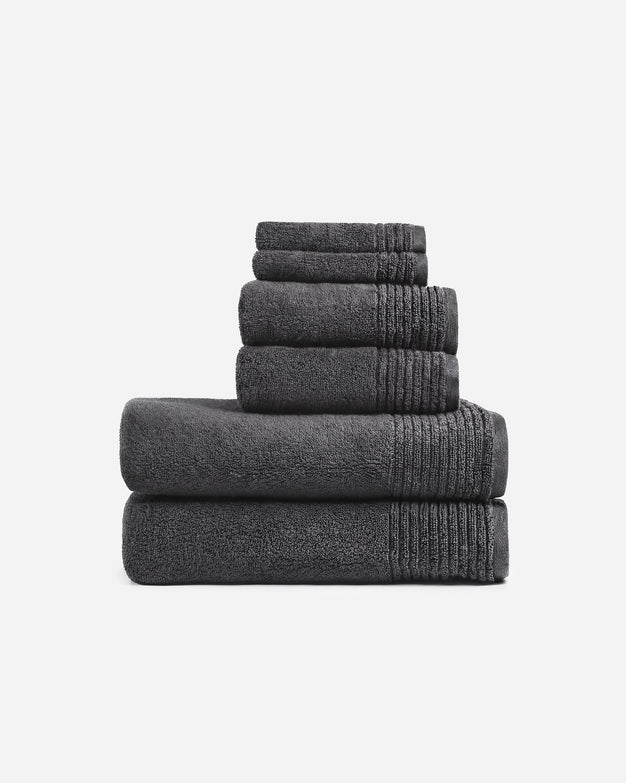 Sunday Citizen Spa Cotton Towel Set in Granite