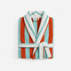 Spritz Reversible Short Beach Terry Robe Off White - Aperol