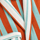 Spritz Reversible Short Beach Terry Robe Off White - Aperol