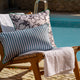 Sunday Citizen Lemone Outdoor Throw Pillow in Midnight - White