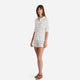 Sunday Citizen Striped Cloud Cool Crochet Lido Off White - Misty Blue