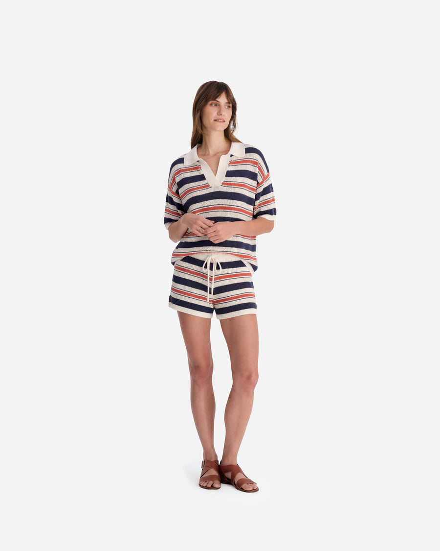 Sunday Citizen Striped Cloud Cool Crochet Notte Off White - Midnight