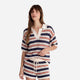 Sunday Citizen Striped Cloud Cool Crochet Notte Off White - Midnight