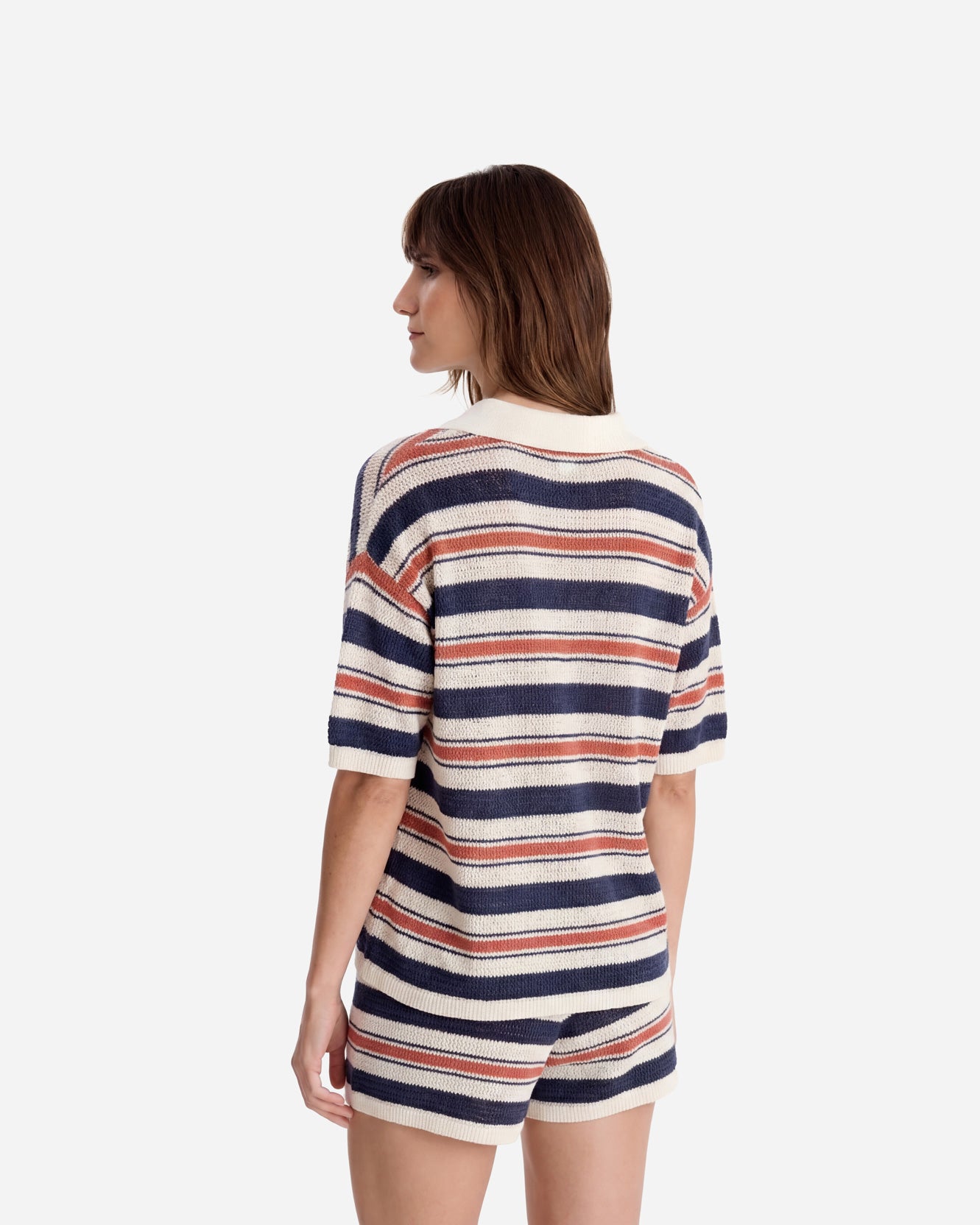 Sunday Citizen Striped Cloud Cool Crochet Notte Off White - Midnight