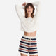 Sunday Citizen Striped Cloud Cool Crochet Notte Off White - Midnight