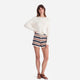 Sunday Citizen Striped Cloud Cool Crochet Notte Off White - Midnight