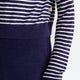 Sunday Citizen Striped Cloud Cool Light Cropped Sweater Off White - Marine Blue