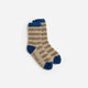 Snug Striped Socks Biscotti - Blue