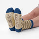 Snug Striped Socks Biscotti - Blue