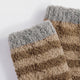 Snug Striped Socks Sahara Tan - Cloud Grey