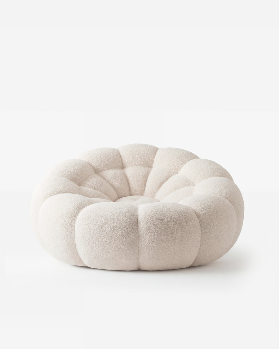 Sunday Chair Ottoman Set beige