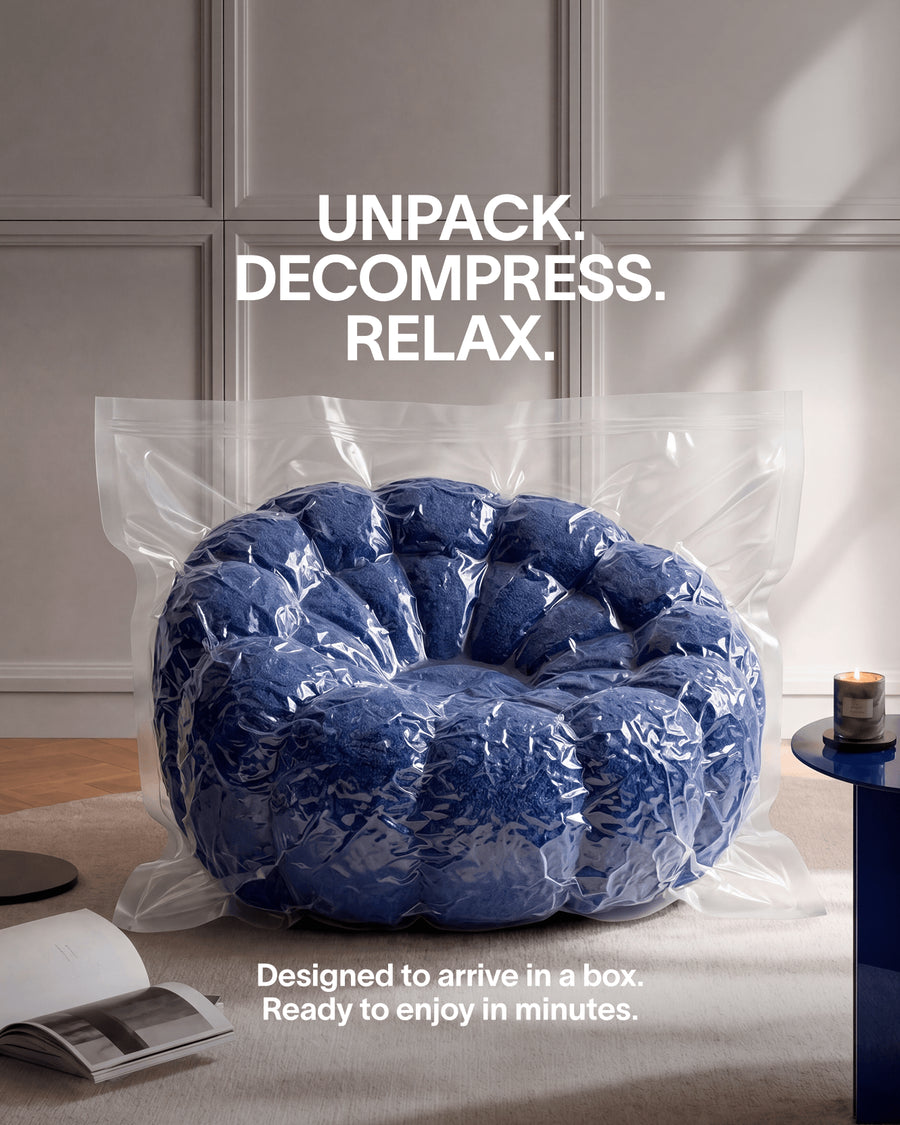Sunday Citizen Sunday Lounge Chair Dark Blue