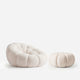 Sunday Chair Ottoman Set beige