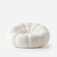 Sunday Chair Ottoman Set Dark White