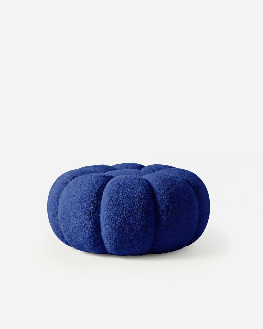 Sunday Chair Ottoman Set Dark Blue