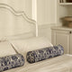 Sunday Citizen Tile Bolster Pillow in Classic Blue - Ivory
