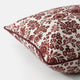 Sunday Citizen Tile Throw Pillow in Terracotta - Ivory
