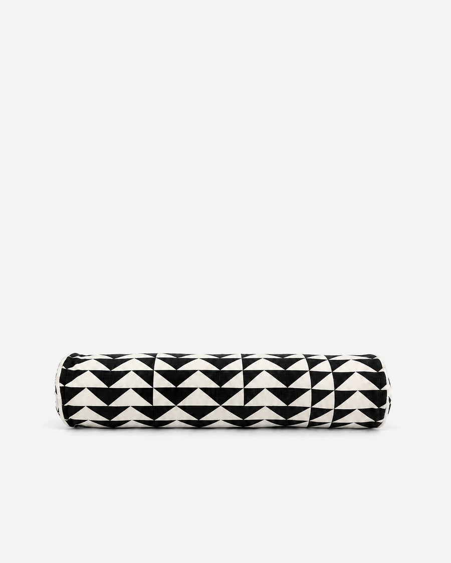 Image of Triangle Grid Bolster Pillow