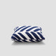 Tulum Throw Pillow Navy - Off White