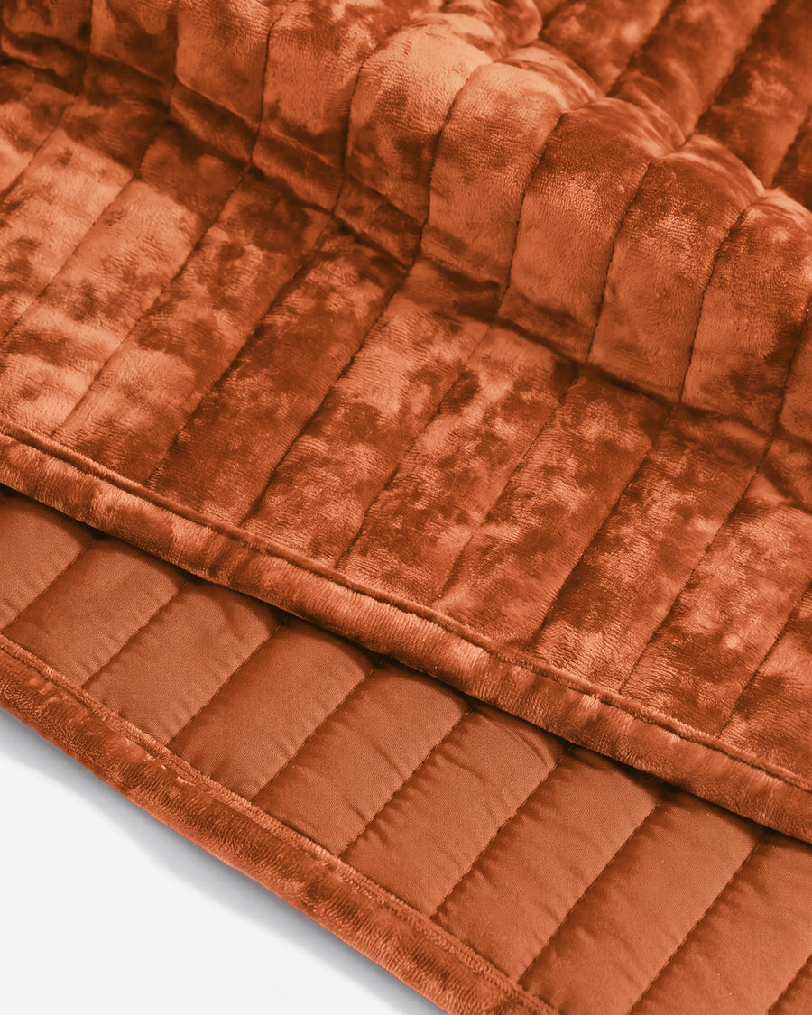 Velvet Quilt Bundle Rust