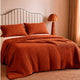 Sunday Citizen Snug Waffle Comforter in Cinnamon Stick