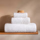 Sunday Citizen Spa Cotton Towel Set in Clear White