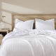Snug Waffle Comforter Bundle Clear White