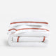 Frame Premium Bamboo Duvet Bundle White - Clay