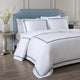 Frame Premium Bamboo Duvet Bundle White - Denim