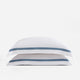 Frame Premium Bamboo Duvet Bundle White - Denim