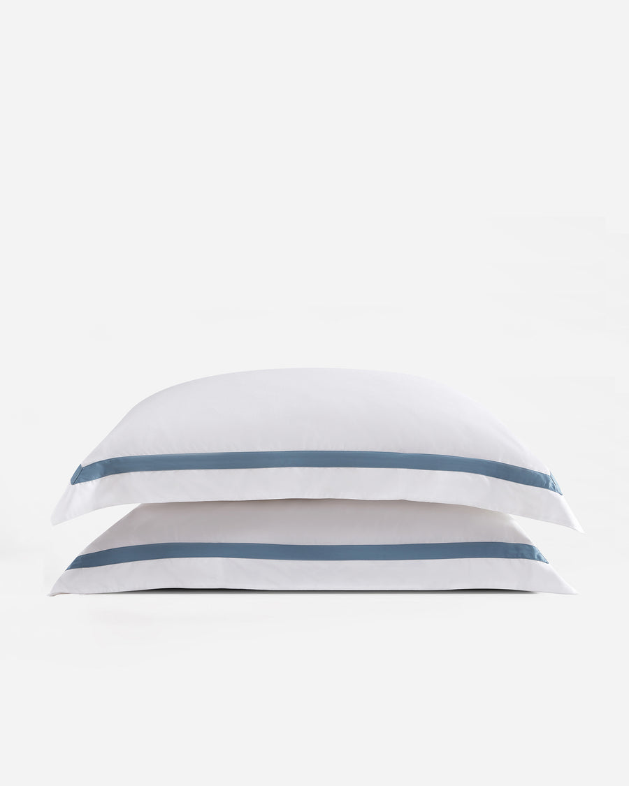 Frame Premium Bamboo Bed Toppers Bundle White - Denim