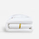 Frame Premium Bamboo Duvet Bundle White - Gold