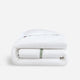Frame Premium Bamboo Duvet Bundle White - Sage